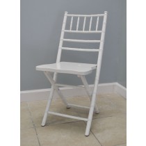 White Chiavari Folding Chair