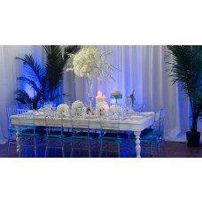 Royal White Lacquer Table