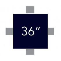 Square Low 36" x 36"