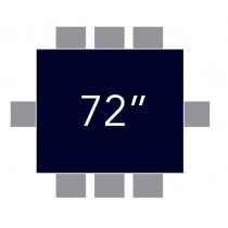 Square 72"