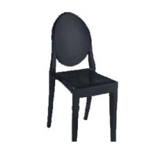 Black Louis Ghost Chair