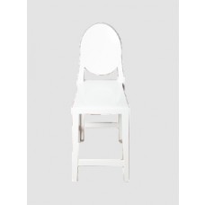White Louis Ghost Barstool